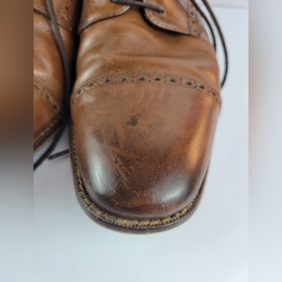 Florsheim Saddle Tan Castellano Cap Size 8 - Picture 8 of 9